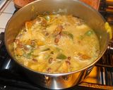 A picture of step 5 of Zucchini adzuki beans koottu.