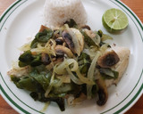 Foto del paso 3 de la receta: Filete de pescado con poblano y champiñones