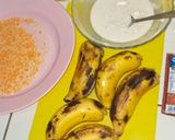 Foto langkah ke 1 dari resep Pisang Pasir Cokelat Keju Praktis.