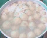 Foto langkah ke 3 dari resep Pentol isi sosis&telur sambal kacang.