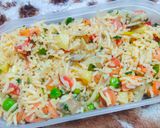 A picture of step 6 of Rice Pilaf (Orrisa dish).