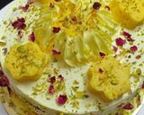 A picture of step 4 of Rasmalai Cake.