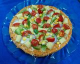 A picture of step 4 of Vegetable Pizza.
