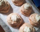 A picture of step 19 of Pavlova with Hung Curd and Mixed Berry.