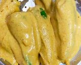 A picture of step 3 of Hair mirch ke pakory.