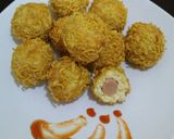 Foto langkah ke 8 dari resep Tahu Rambutan Isi Sosis.