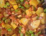 A picture of step 3 of Indori poha.