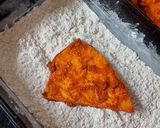 A picture of step 4 of Crispy Suran Fry (vegetarian fish fry).