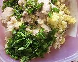 A picture of step 3 of Banana Sabudana Wada.