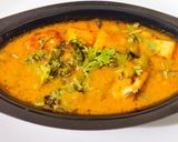 A picture of step 3 of Matar Paneer Curry.