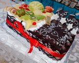 صورة لخطوة 4 من وصفة تورتة نص كريمة 🍦 ونص شوكولاتة 🍫