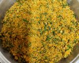 A picture of step 3 of Seasons Freshest Flavours ln A Bowl ----- Methi Muthiya, Ratalu, Tuver Dana, Bateti Nu Shaak.