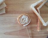 Gambar langkah 2 resipi Bread Lollipop.
