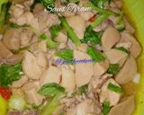 Foto langkah ke 8 dari resep Pokcoy Ayam pentol Saus Tiram.