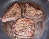 Marha steak töltött krumplival és paprika salátával recept fázis 2 fotója