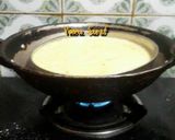 A picture of step 2 of Khaman dhokla.