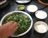 A picture of step 1 of Methi muthiya.