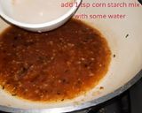 A picture of step 5 of Prawns manchurian.