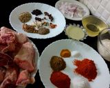 A picture of step 1 of Beef Nihari.