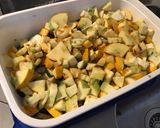 Une image de l'étape 6 de Courgettes et aubergines au soja et sésame (avec piments verts grillés).