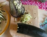 A picture of step 1 of Zucchini and Carrot Burgers.