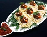 รูปขั้นตอนการทำที่ 5 ของ 🍅สปาเก็ตตี้มีทบอลหมู 🐷(Spaghetti Pork Meatballs)