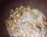 A picture of step 2 of Mong masoor ki dal with rice/paratha.
