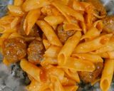 Foto del paso 8 de la receta Macarrones con albondigas de ternera caseras Sin Gluten