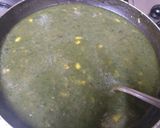 A picture of step 2 of Spinach corn creamy soup.