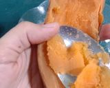 Foto langkah ke 5 dari resep Sweet Potato Creamy Matcha Brûlée.