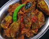 A picture of step 6 of Rajasthani Stuffed Eggplant.