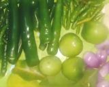 Foto langkah ke 1 dari resep Cumi Asin Petai Sambal Hijau.