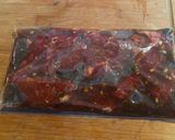 A picture of step 2 of Garlic Ginger Beef and Broccolini.
