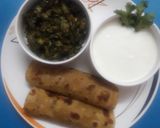 A picture of step 4 of Lauki Chana dal paratha.