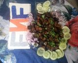 A picture of step 7 of Spicy mutton kaleji.