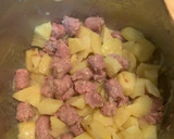 Foto del paso 4 de la receta: Guiso de patata con salchicha blanca