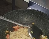 รูปขั้นตอนการทำที่ 4 ของ ข้าวผัดกิมจิไข่ชีส