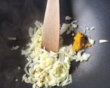 Une image de l'étape 1 de Curry d'asperges.