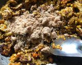 A picture of step 2 of Split moong dal karela.