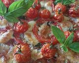Une image de l'étape 6 de 🌱Tarte Tomate Thym Basilic Moutarde Mozza.