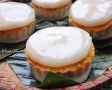 Hình bước làm 6 của món Bánh giầy giò làm bằng bột nếp và sữa tươi. 