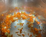 A picture of step 2 of Instant pot Asian style corn soup.