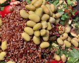 Une image de l'étape 4 de Salade de quinoa courgettes et tomates.