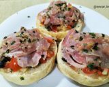Foto del paso 7 de la receta: Montadito de carpaccio de atún rojo con cítricos y ensalada