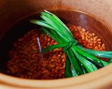 Hình bước làm 2 của món CHÁO đậu đỏ... nước cốt dừa