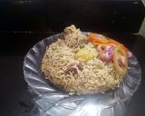 A picture of step 6 of Pilau#festivecontestmombasa.