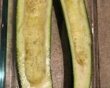 Foto langkah ke 2 dari resep Zucchini stuffed boat & Parmesan Asparagus.
