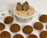 A picture of step 20 of Protein Power Chickpea Appes with Coconut Peanut Chutney (Kala chana breakfast).