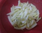 A picture of step 1 of French Fries.