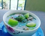 Hình bước làm 4 của món Canh bí xanh xương heo